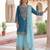 Chinon silk salwar suit dupatta