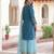 Chinon silk salwar suit dupatta