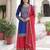 Chinon silk salwar suit dupatta