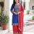 Chinon silk salwar suit dupatta