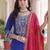 Chinon silk salwar suit dupatta