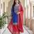 Chinon silk salwar suit dupatta