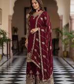 Designer ready to wear salwar suit dupatta for women