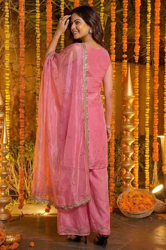 Designer ready to wear salwar suit dupatta for women
