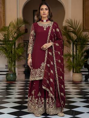 Designer ready to wear salwar suit dupatta for women 3
