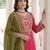 Chinon silk salwar suit dupatta