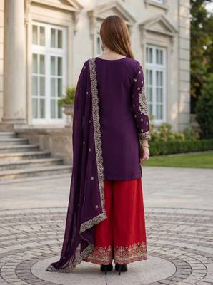 Designer ready to wear salwar suit dupatta for women 3