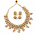 Mint rajwadi bandhai necklace set