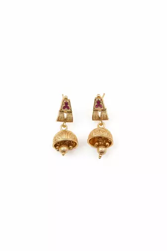 Multicolor bandhai necklace set