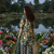 dark green floral printed silk co-ord set