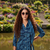 deep teal blue silk co-ord set for travel & day out