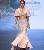 Lavender Embroidered Silk Lehenga Set