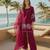 maroon crepe suit with sequin embroidery work