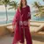 maroon crepe suit with sequin embroidery work