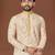 L yellow lucknowi silk straight kurta