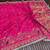 Rani Pink Color Zari Weaving Embroidery Lace Pashmina Silk Blend  Saree 