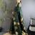 bottle green soft silk blend mofits zari weaving banarasi saree with unique border
