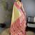 golden beige tissue zari weaving minakari work paithani saree with mor border