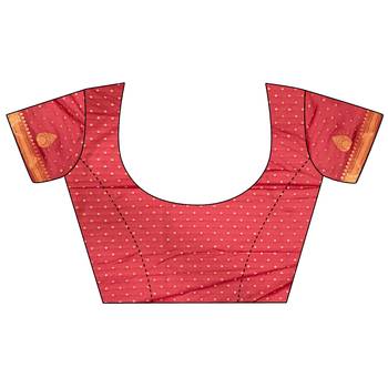 off white soft silk blend intricate motifs zari weaving banarasi saree with contrast weaving border 5