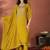 Embroidered mustard vichitra silk readymade salwar kameez