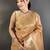 mustard gold tissue minakari plain zari weaving paithani saree