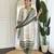 Off white and olive embroidered viscose designer salwar kameez