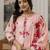 Light pink cotton printed trendy salwar kameez