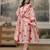 Light pink cotton printed trendy salwar kameez
