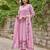 Chanderi silk embroidered pink salwar kameez