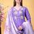 Rayon embroidered salwar kameez in lavender