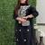 Embroidered black chanderi viscose festival trendy salwar kameez