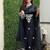 Embroidered black chanderi viscose festival trendy salwar kameez