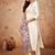 Chanderi silk white embroidered readymade salwar suit