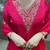 Embroidered rani pink festival chanderi viscose readymade salwar kameez