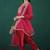 Embroidered rani pink chanderi engagement salwar suit