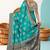 Maharanga Teal Green Dola Silk Saree with Heavy Gold Zari Border & Designer Pallu | Wedding & Festive Wear