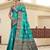 Teal Green Dola Silk Saree with Heavy Gold Zari Border & Traditional Designer Pallu | Wedding & Festive Wear