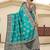 Teal Green Dola Silk Saree with Heavy Gold Zari Border & Traditional Designer Pallu | Wedding & Festive Wear