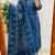 Floral printed pure cotton round neck kurta trouser & dupatta set