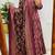 Floral printed pure cotton round neck kurta trouser & dupatta set