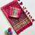  Rani Pink color  Pashmina Jaqurad Work Dola Silk Blend Saree