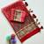 Red color  Pashmina Jaqurad Work Dola Silk Blend Saree