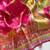 Rani Pink Color Pashmina Jaqurad Weaving Work Dola Silk Blend Saree