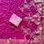 Plum Color Georgette Minakari Petch Work Georgette Khadi Saree
