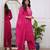 Stylish pink kurta set with dupatta for women
