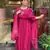 Elegant pink kurta set with embroidered dupatta