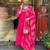 Women rani pink ethnic kurta set with dupatta