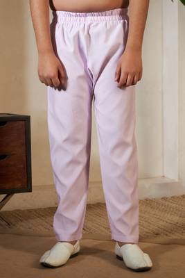 Lavender viscose silk thead with sequins embroidered work wedding function festival party boys straight kurta pant koti 8