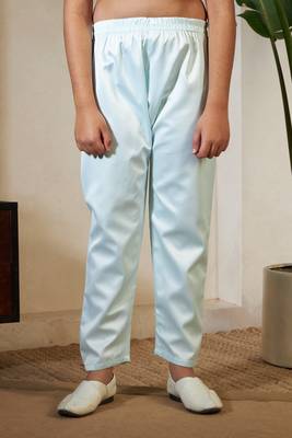 Pista green satin thead with sequins embroidered work wedding function festival party boys straight kurta pant koti 9