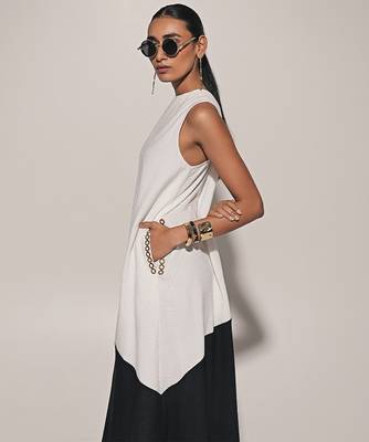 White linen dress 4